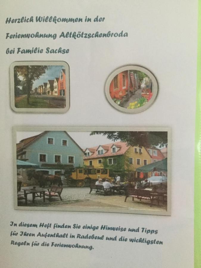 Fewo Radebeul Altkötzschenbroda Exterior foto
